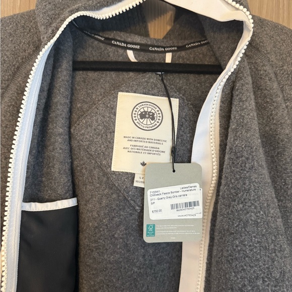 Canada Goose Chilliwack Bomber Fleece White Label HUMANATURE - Picture 7 of 8